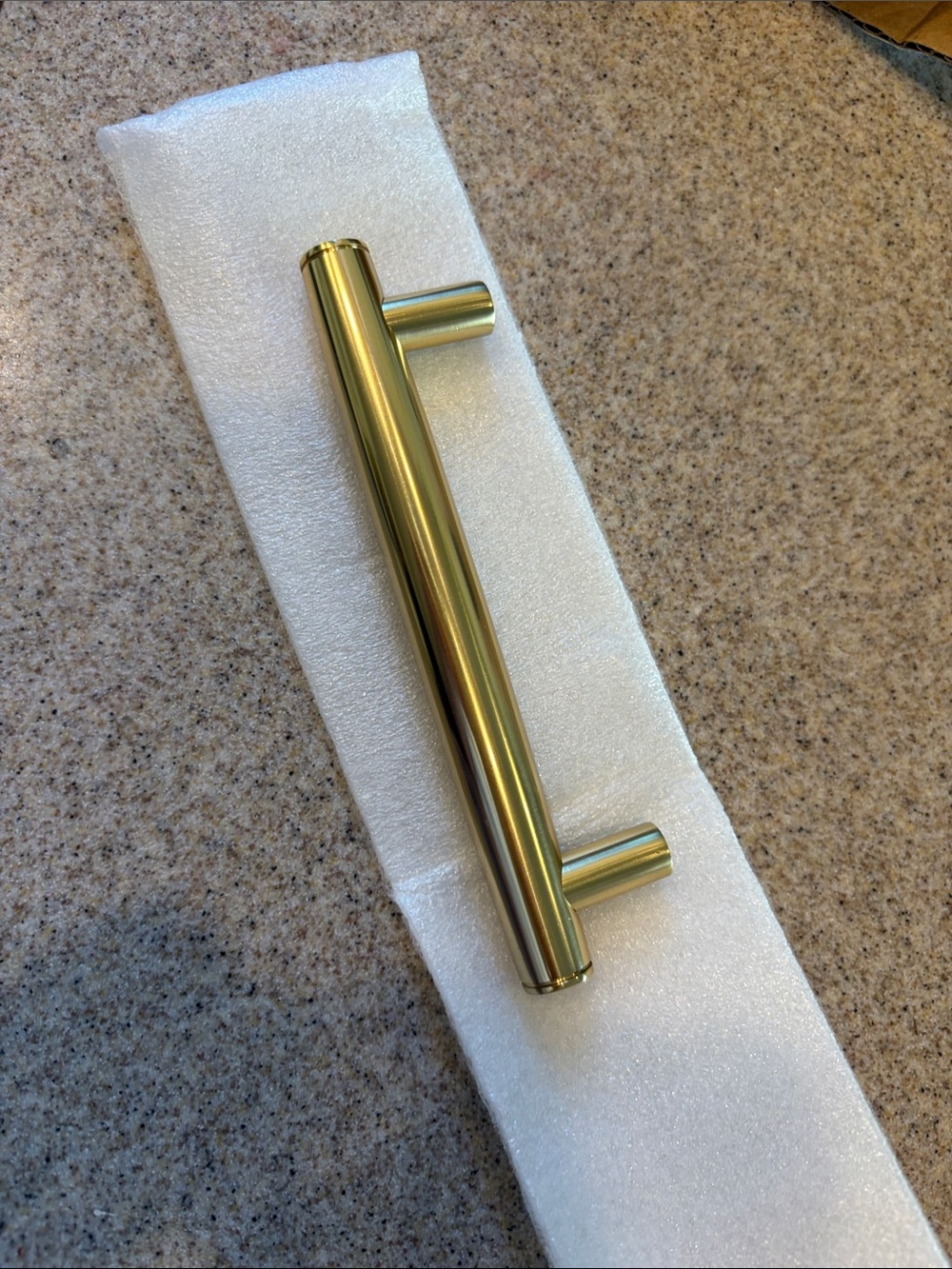 Rejuvenation Altona 6” Drawer Pull in Aged Brass